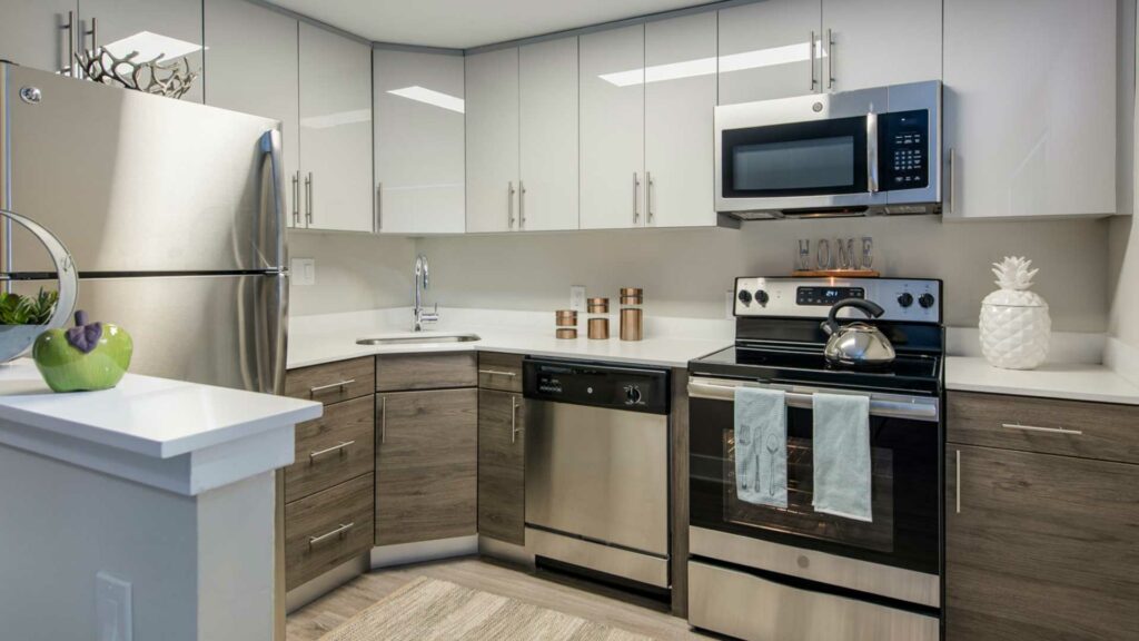 North Lane Apartments interior kitchen