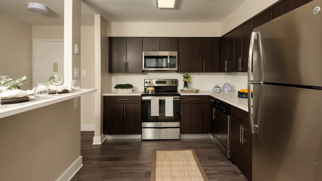 Whitney Apartments interior kitchen